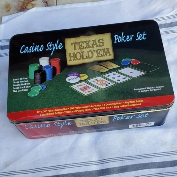 Texas Hold 'Em Poker set NWOT - Picture 3 of 7